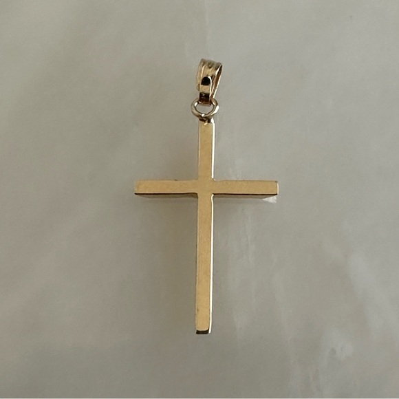14k Solid Gold Cross - Picture 12 of 15
